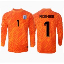 England Jordan Pickford #1 Keeper Hjemmedrakt EM 2024 Langermet
